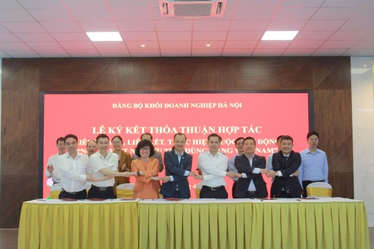 HANEL KÝ KẾT HỢP TÁC TẠI HỘI NGHỊ BAN CHẤP HÀNH ĐẢNG BỘ KHỐI DOANH NGHIỆP HÀ NỘI